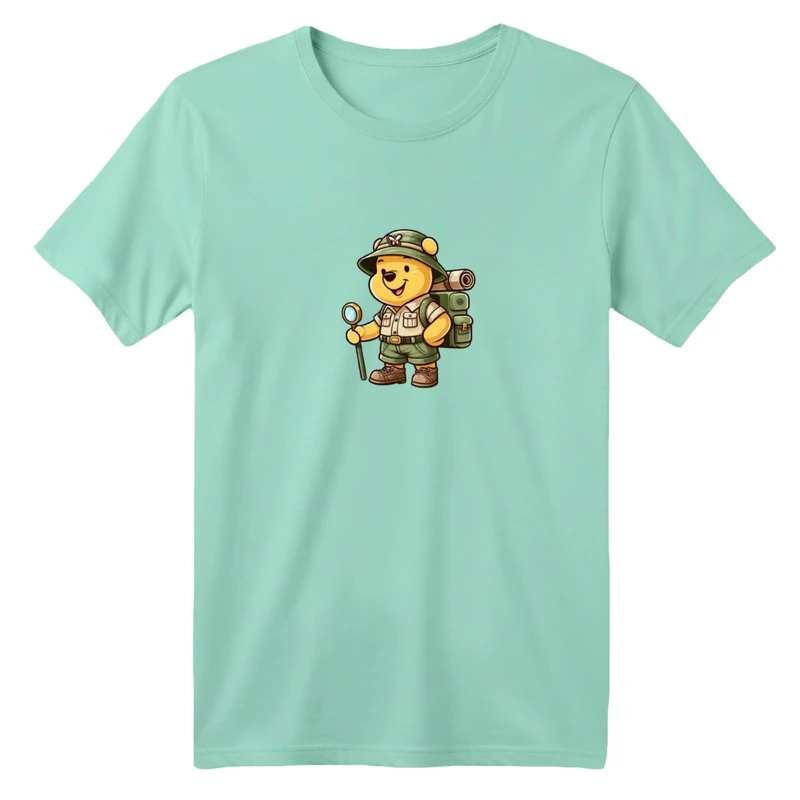 تی شرت آستین کوتاه بچگانه مدل خرس پو کد 02