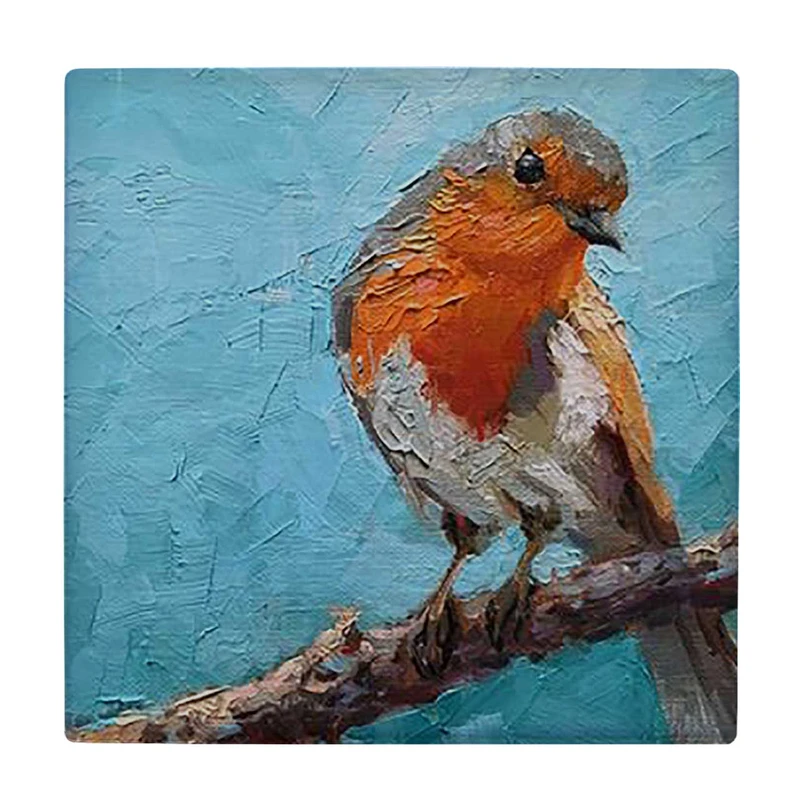  زیر لیوانی  طرح نقاشی پرنده کد    5849432_4312