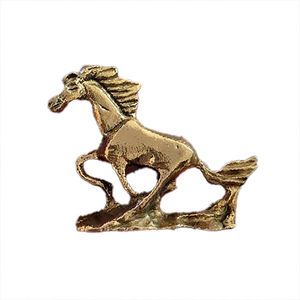 دکوری برنجی مدل اسب فلزی کد 88875