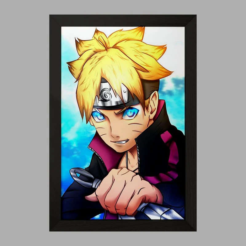 تابلو خندالو مدل بوروتو اوزوماکی انیمه بوروتو Boruto  کد 13133