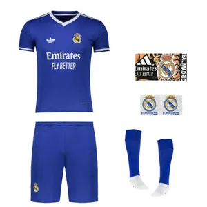 ست 5 تکه لباس ورزشی پسرانه مدل سوم رئال مادرید با بازوبند طرح امباپه کد 2026