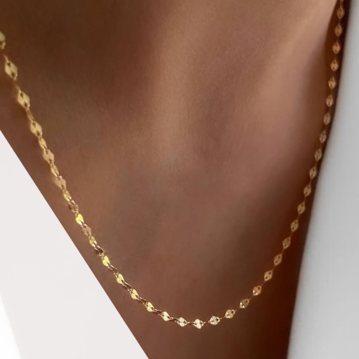 زنجیر طلا 18 عیار زنانه مدل استار