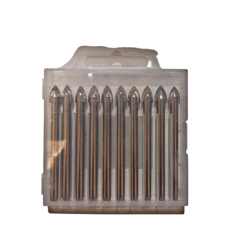 مته مدل نیزه ای تک الماس کد 8 سایز 8 میلیمتر مجموعه 10 عددی