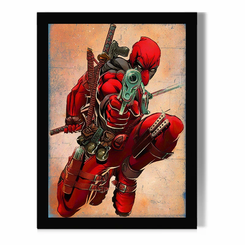 تابلو مدل دیواری طرح فیلم ددپول | Deadpool کد FD118
