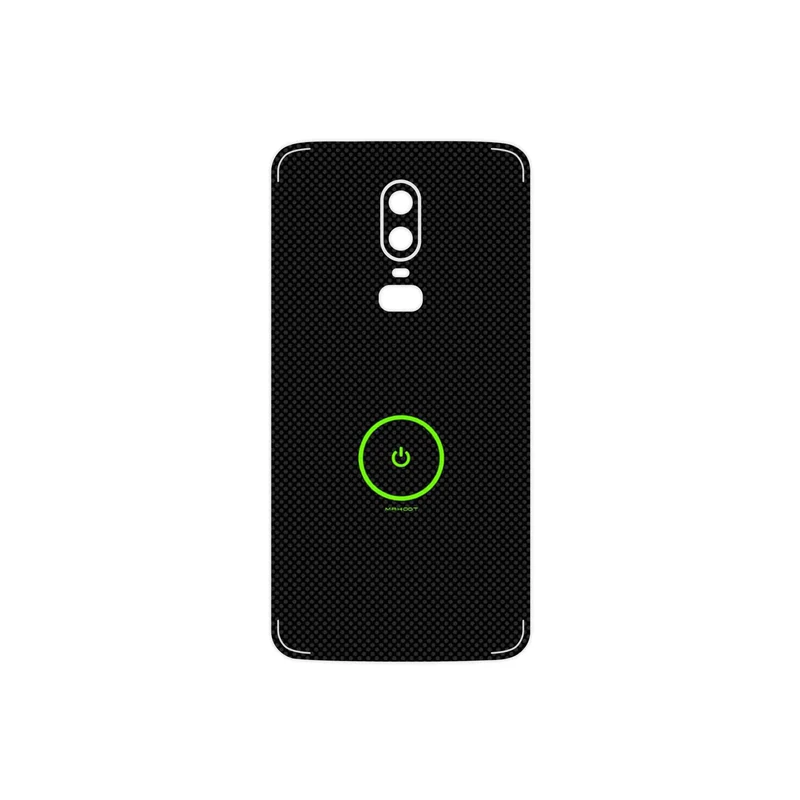 برچسب پوششی ماهوت مدل Minimal Power Button مناسب برای گوشی موبایل وان پلاس 6