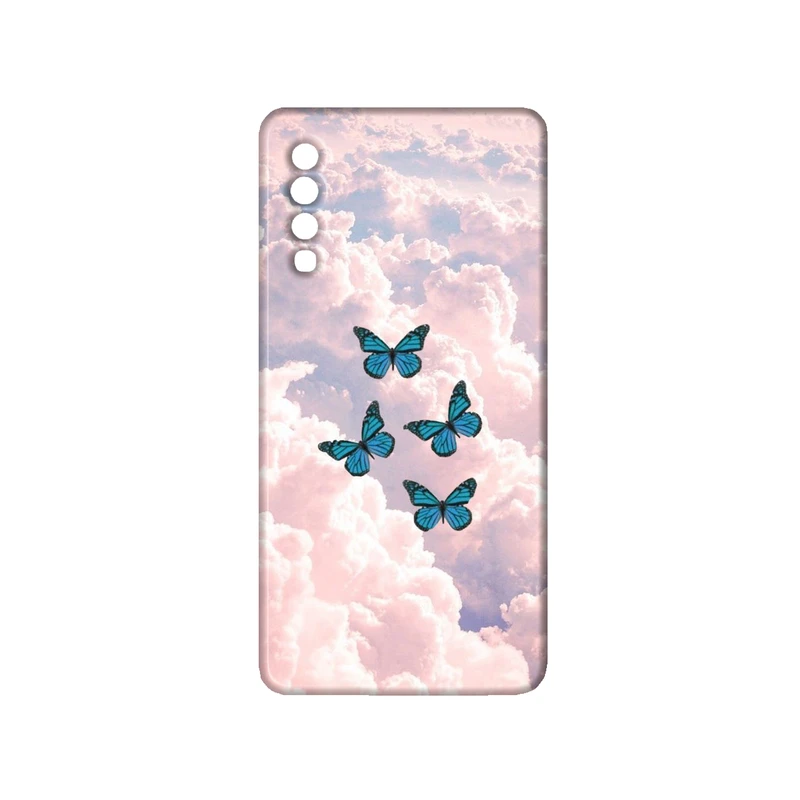 کاور مدل پروانه کد 077 مناسب برای گوشی موبایل سامسونگ Galaxy A7 2018 / A750