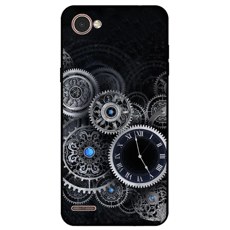 کاور مگافون طرح ساعت مدل 8161 مناسب برای گوشی موبایل ال جی Q6 / Q6 Plus