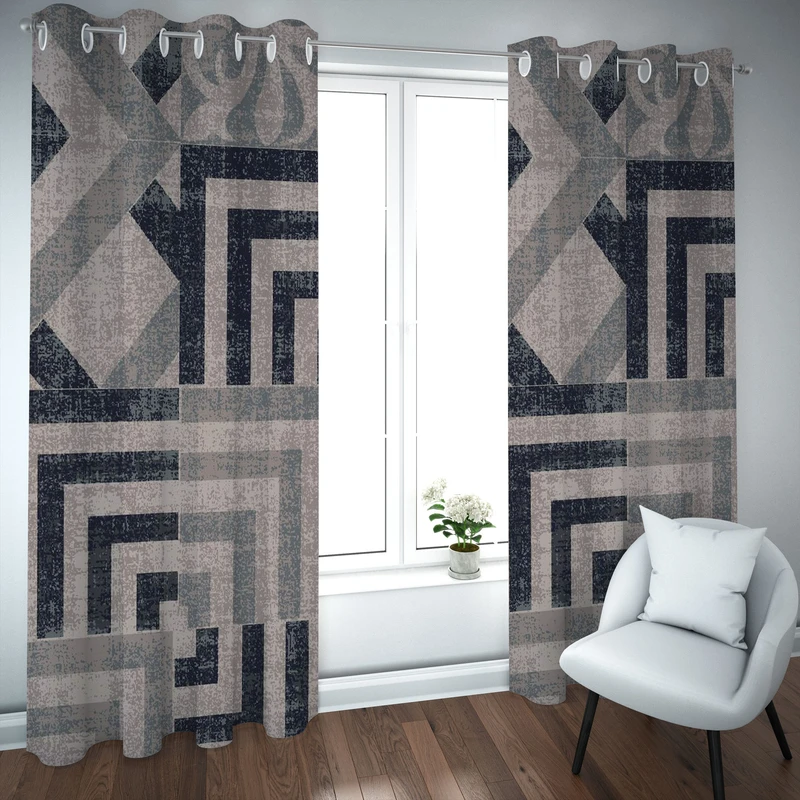 پرده مدل چاپی هازان سایز 300×150 سانتی متر 