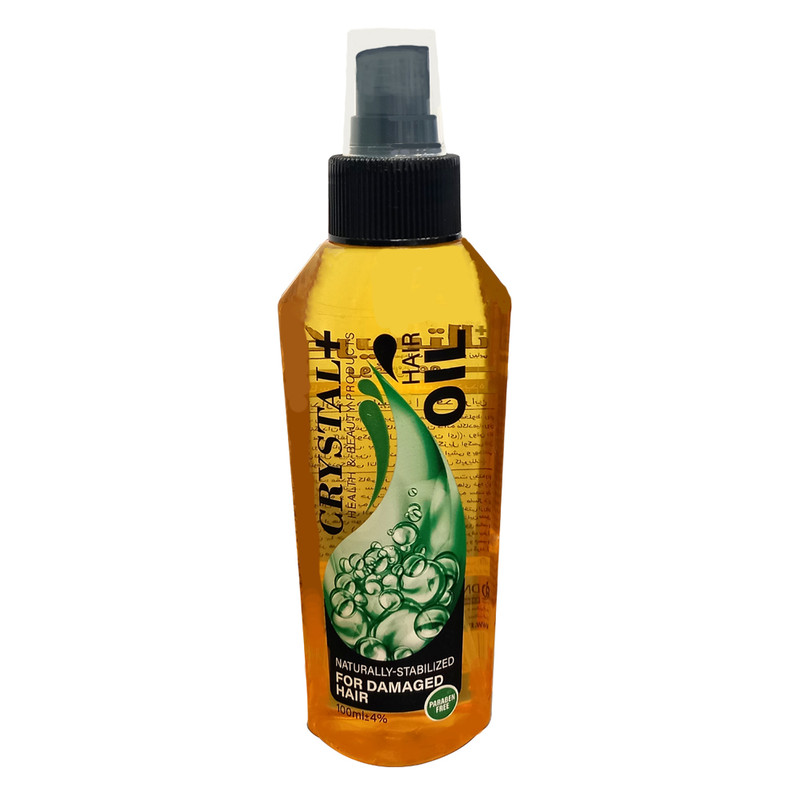 روغن مو کریستال مدل تقویت کننده حجم 100میلی لیتر