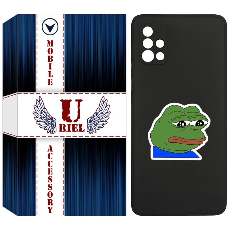 کاور یوریل مدل KSH کد 86 طرح قورباغه غمگین مناسب برای گوشی موبایل سامسونگ Galaxy A51