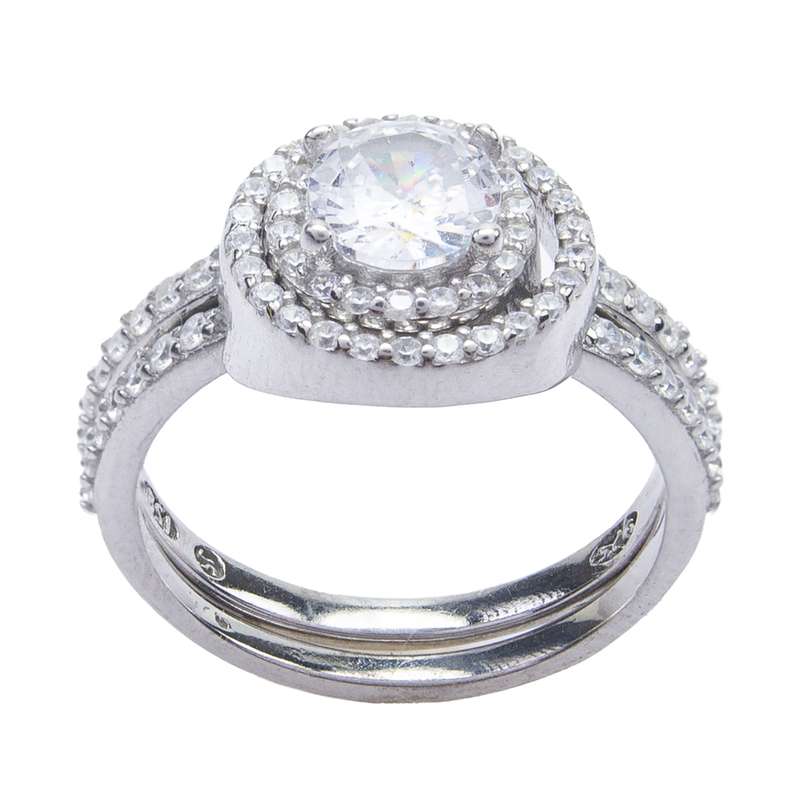 انگشتر نقره زنانه مدل AVN-57 انگشتر نقره زنانه مدل AVN-57