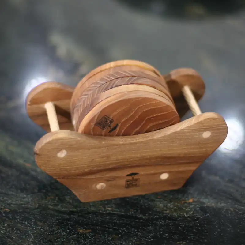 زیر لیوانی وودلندزون مدل کلاسیک مجموعه 6 عددی