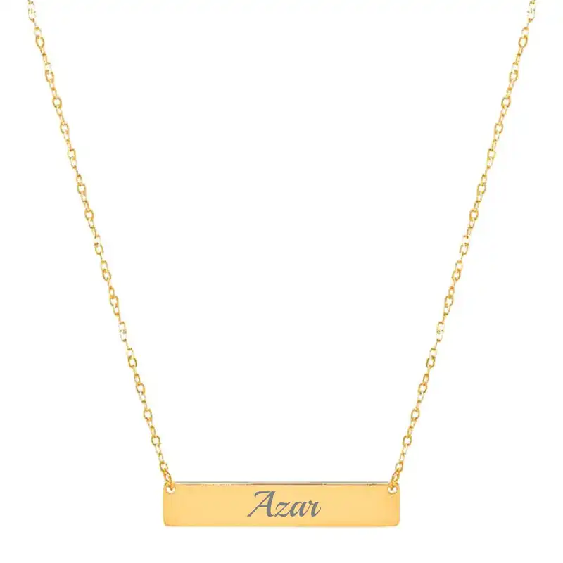 گردنبند طلا 18 عیار زنانه لیردا مدل آذر