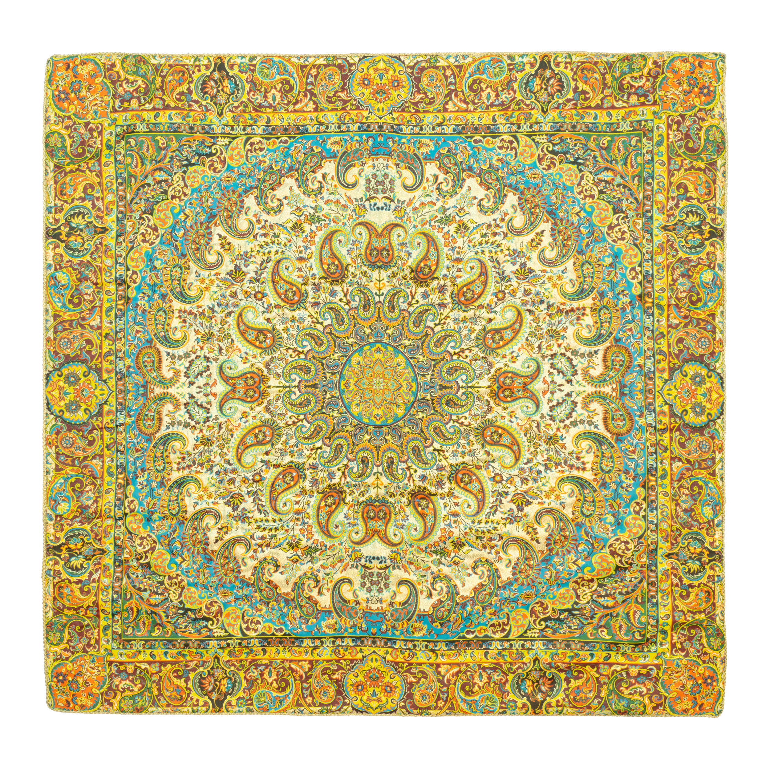 رومیزی ترمه طرح شمس العماره کد 143