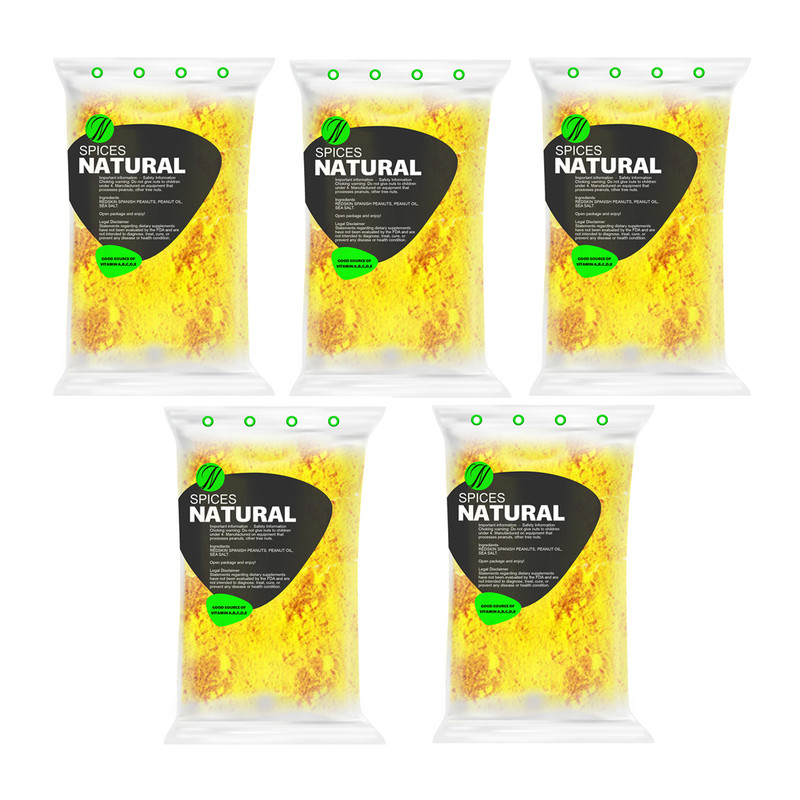 پودر خردل نچرال - 100 گرم بسته 5 عددی