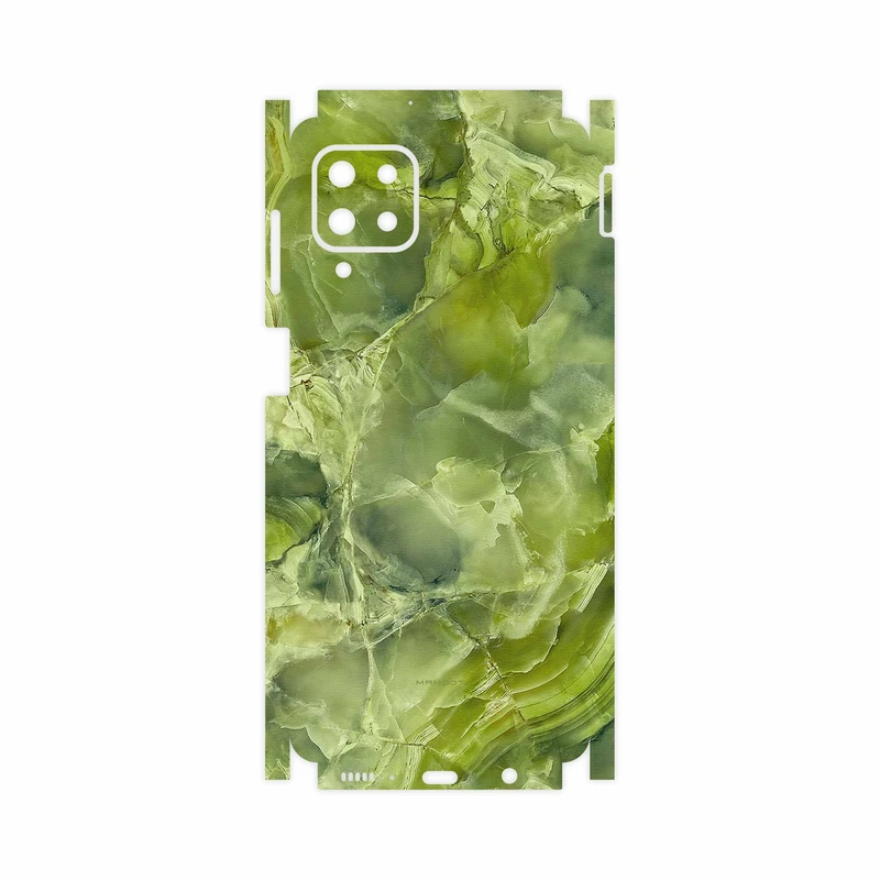 برچسب پوششی ماهوت مدل Green Crystal Marble-FullSkin مناسب برای گوشی موبایل سامسونگ Galaxy M62