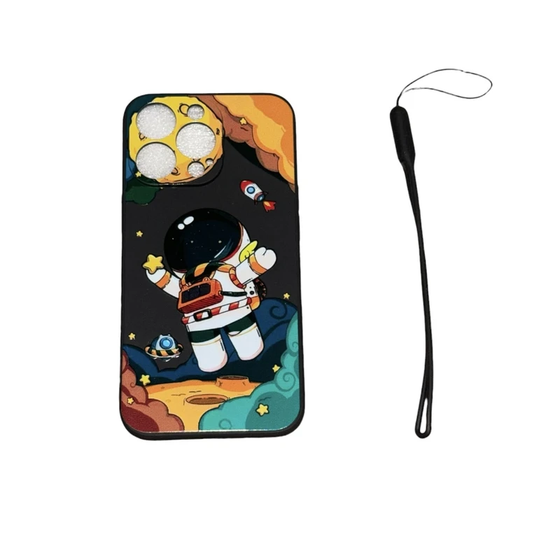 كاور طرح فضانورد كد 2233 مناسب برای گوشی موبایل اپل iphone 12 pro به همراه بند