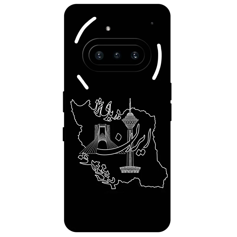 کاور مگافون طرح ایران مدل 1870 مناسب برای گوشی موبایل ناتینگ Phone 3a