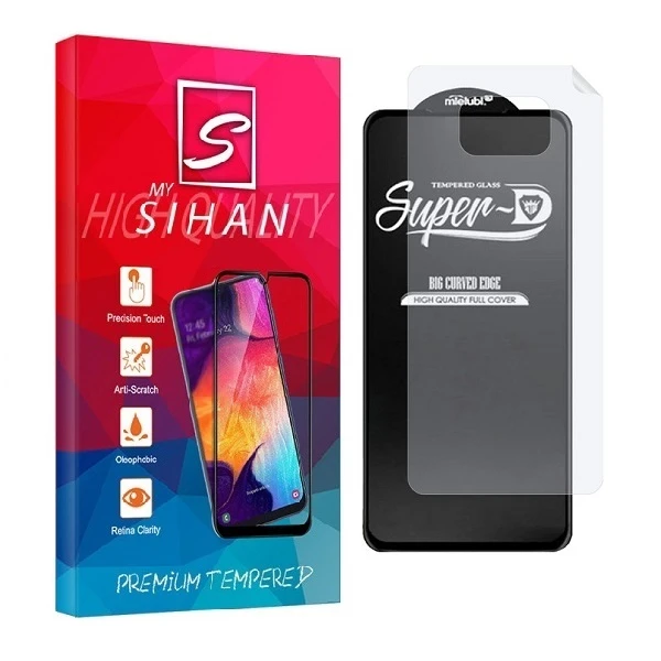 محافظ صفحه نمایش مای سیحان مدل 2SN-Glass مناسب برای گوشی موبایل شیائومی Poco X3 به همراه محافظ پشت گوشی