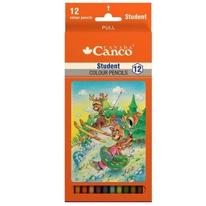 مداد رنگی 12 رنگ کنکو مدل student colour pencils کد 007