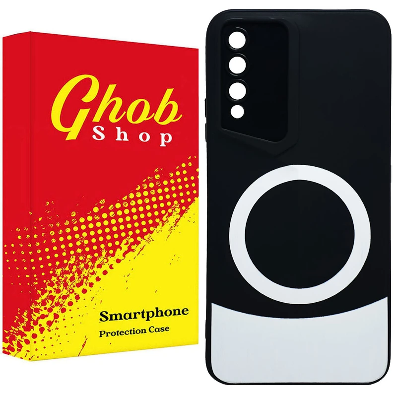 کاور قاب شاپ مدل مگ سیف طرح دو رنگ مناسب برای گوشی موبایل سامسونگ Galaxy A7 2018 / A750