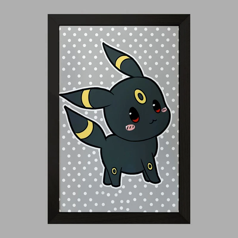 تابلو خندالو مدل امبرون انیمه پوکمون  کد 17309