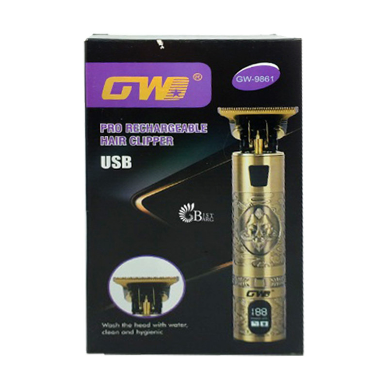 ماشین اصلاح موی سر و صورت جی دبلیو مدل GW-9861 ماشین اصلاح موی سر و صورت جی دبلیو مدل GW-9861
