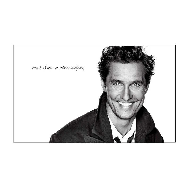 تابلو شاسی مدل بازیگر متیو مک کانهی کد 311