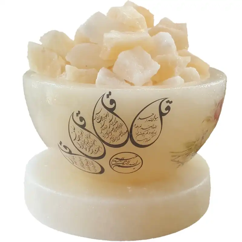 آباژور سنگ نمک طرح شکلات خوری کد 2642