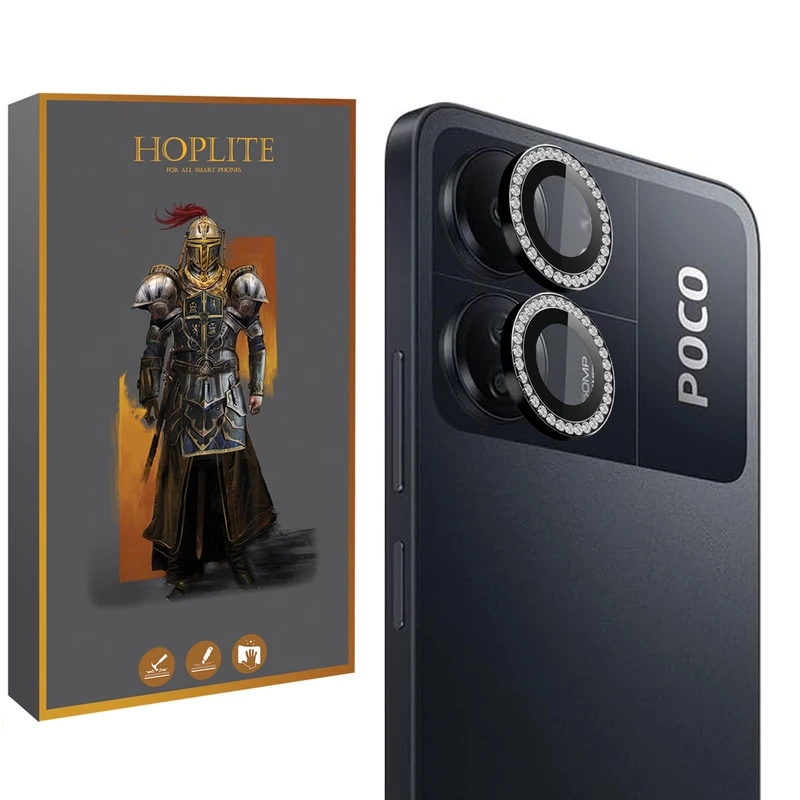 محافظ لنز دوربین رینگی هاپلایت مدل Diamond Protector HL مناسب برای گوشی موبایل شیائومی Poco C65