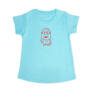 تی شرت آستین کوتاه دخترانه مدل مینیون .d