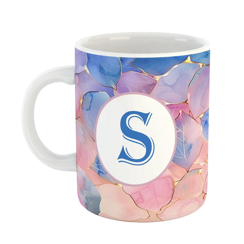 ماگ پادآفرین مدل فانتزی طرح حرف S کد 24