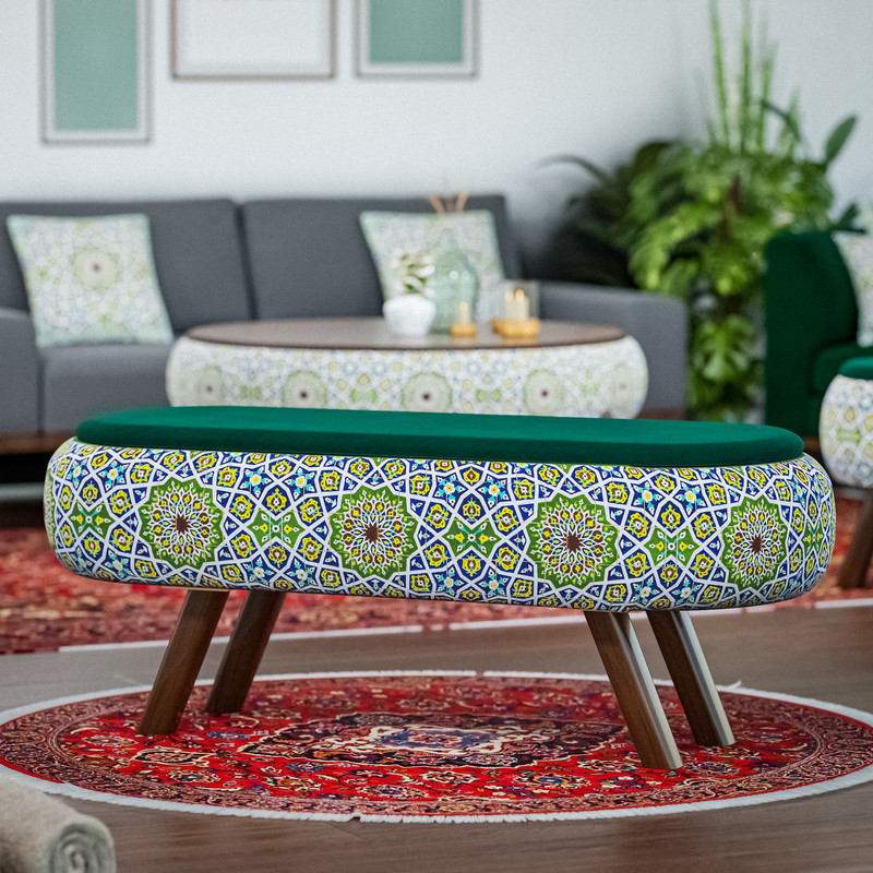 پاف مدل نیمکتی کد AK-67 120