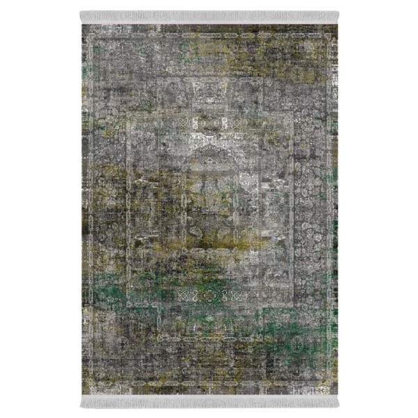 فرش پارچه‌ای دفه مدل فرشینه طرح مدرن کد 34