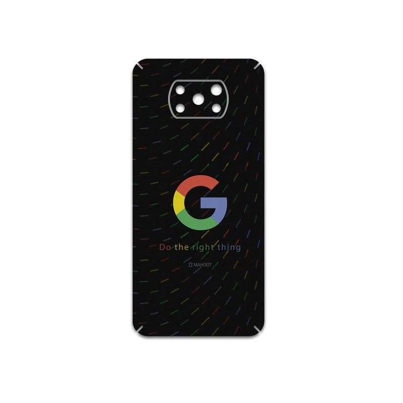 برچسب پوششی ماهوت مدل Google-Logo مناسب برای گوشی موبایل شیائومی Poco X3 Pro