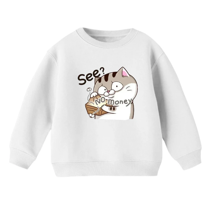 سویشرت بچگانه مدل گربه فقیر 