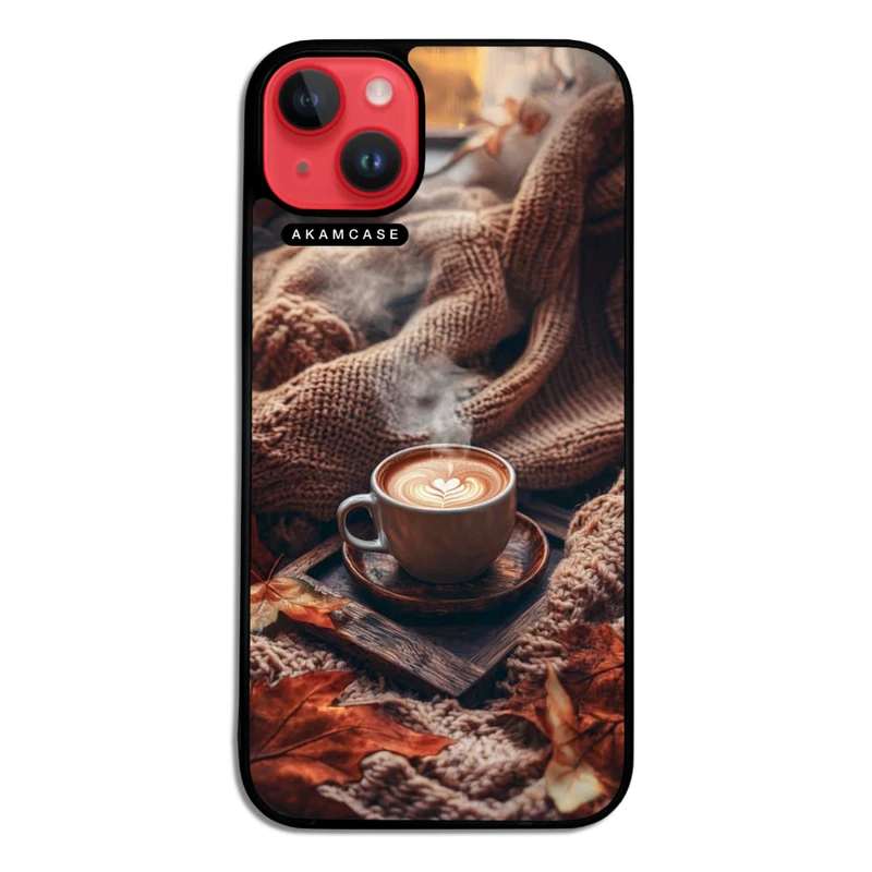کاور آکام مدل AMC-WA14PLUS-COFFEE-17 مناسب برای گوشی موبایل اپل iPhone 14 Plus