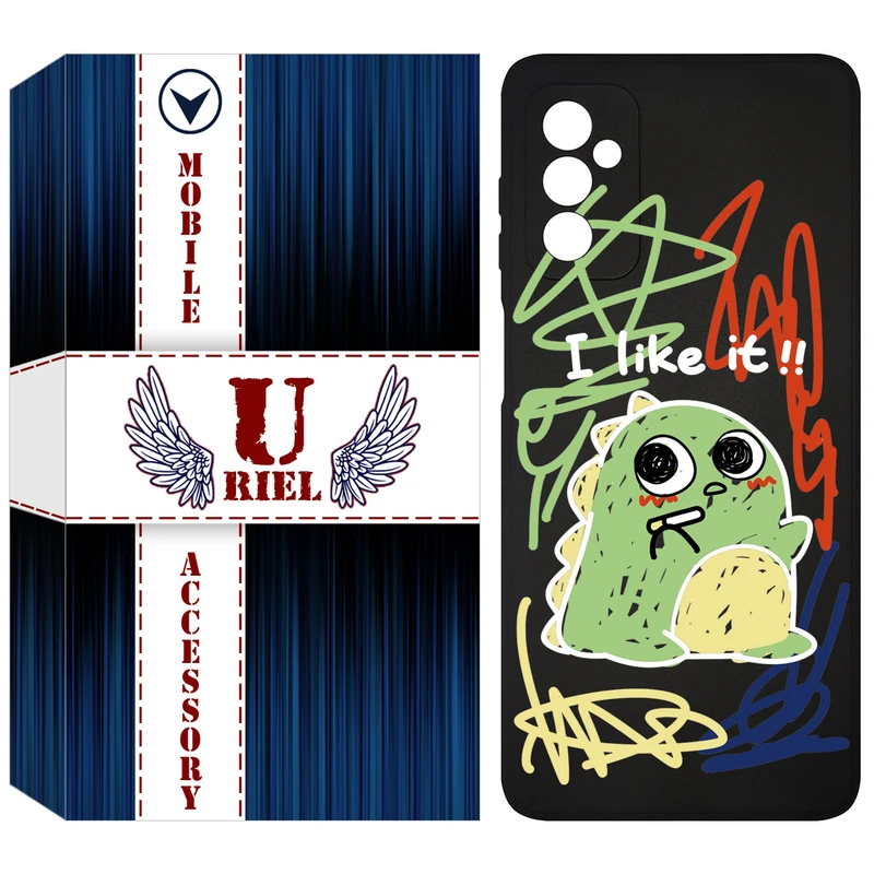 کاور یوریل مدل KSH کد 21 طرح دایناسور نقاش مناسب برای گوشی موبایل سامسونگ Galaxy M23