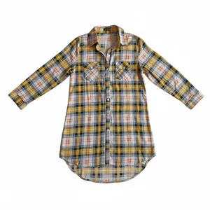 مانتو شومیزی زنانه مدل چهارخونه کد 0010