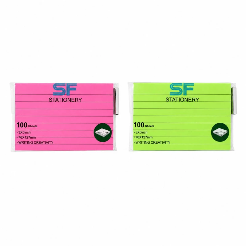 کاغذ یادداشت چسب دار اس اف مدل SF-305 سایز 12.7×7.6 سانتی متر بسته 200 عددی