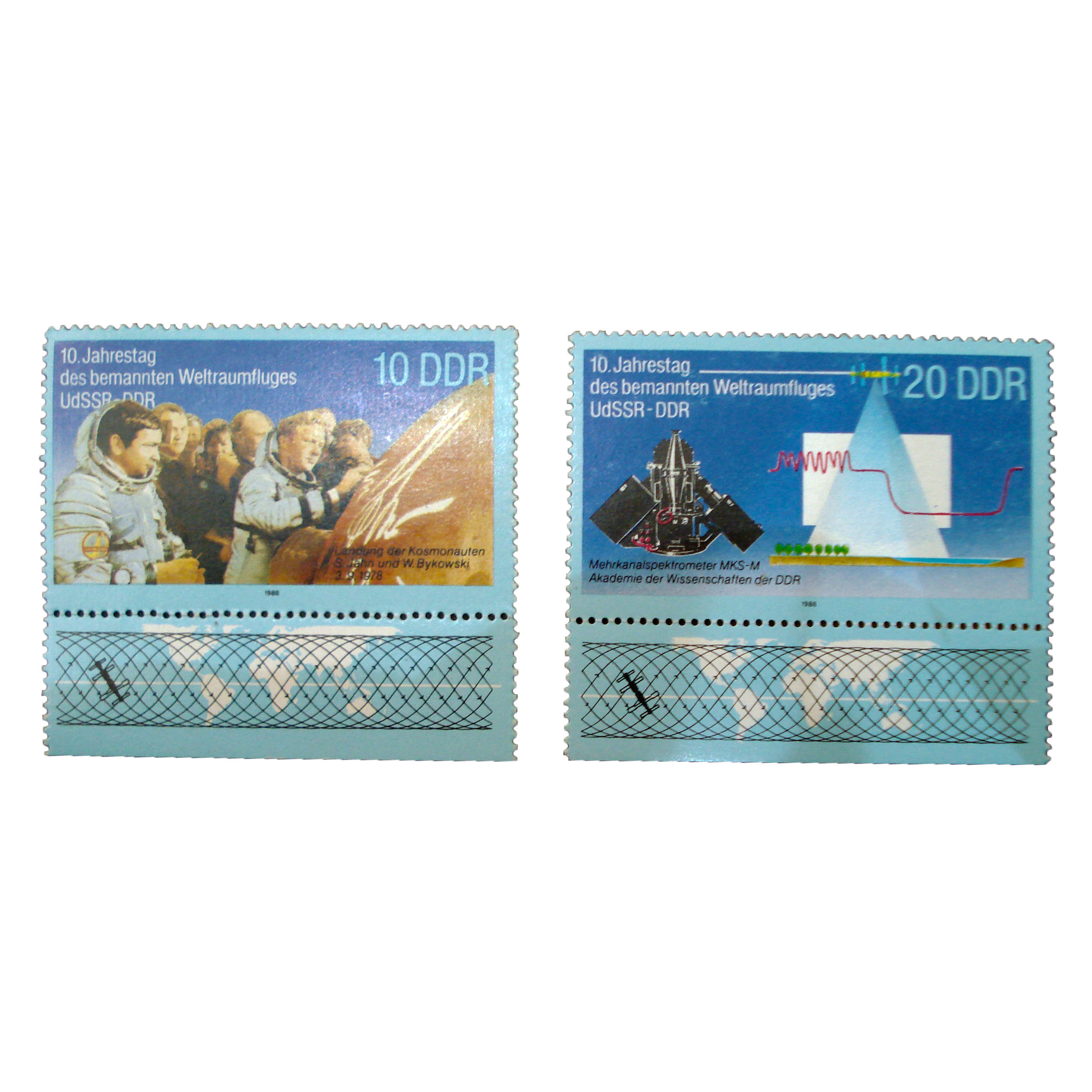 تمبر یادگاری مدل یادبود کد bc-1582 مجموعه 2 عددی