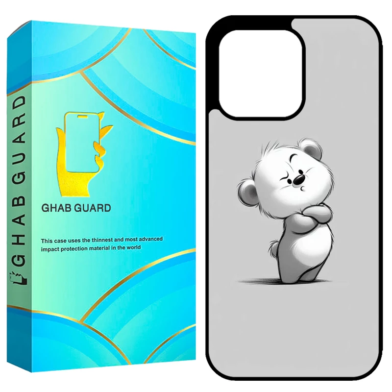 کاور قاب گارد طرح خرس مدل GCHP13PM مناسب برای گوشی موبایل اپل iPhone 13 Pro Max