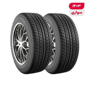لاستیک خودرو سواری یزد تایر مدل Mercury سایز 195/65R15 تیوبلس چهارفصل تولید 1403 با راندمان مصرف سوخت و چسبندگی بالا در شرایط خیس و ایمنی بهینه