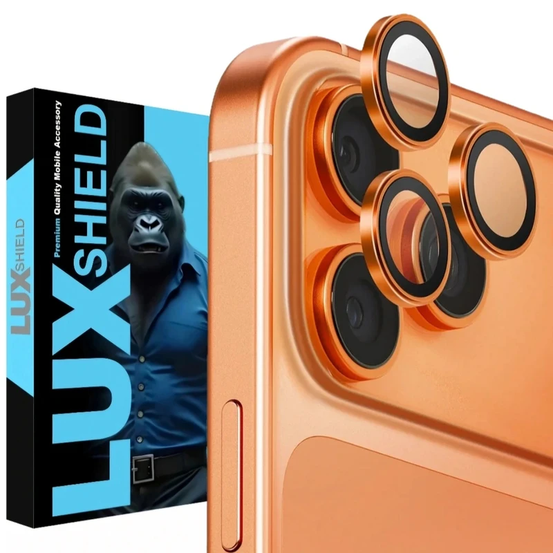 محافظ لنز دوربین فلزی لوکس شیلد مدل Orgrevert مناسب برای گوشی موبایل اپل IPhone 17 Pro / 17 Pro Max