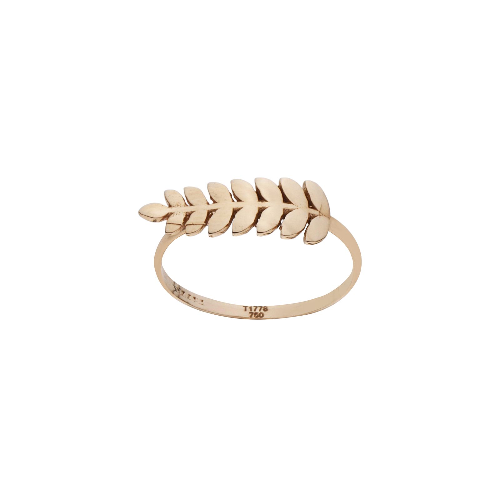 انگشتر طلا 18 عیار زنانه مایا ماهک مدل MR1204 سایز 54 -  - 1