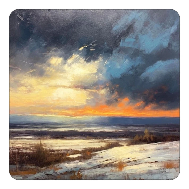 مگنت کاکتی طرح نقاشی رنگ روغن مدل mp72937