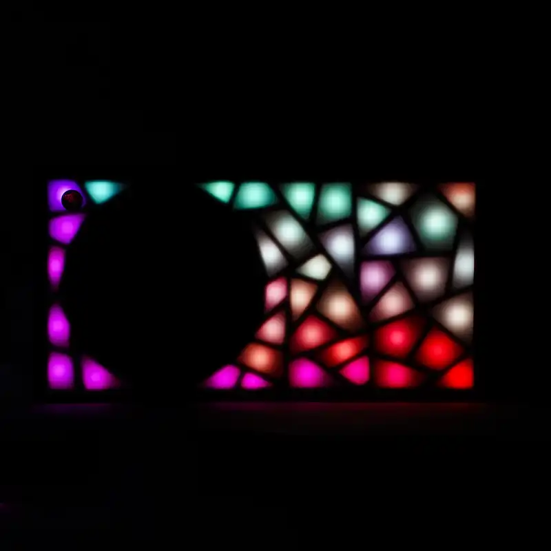 باکس ساب ووفر خودرو مدل چراغ دار LED مناسب برای ساب 12 اینچ