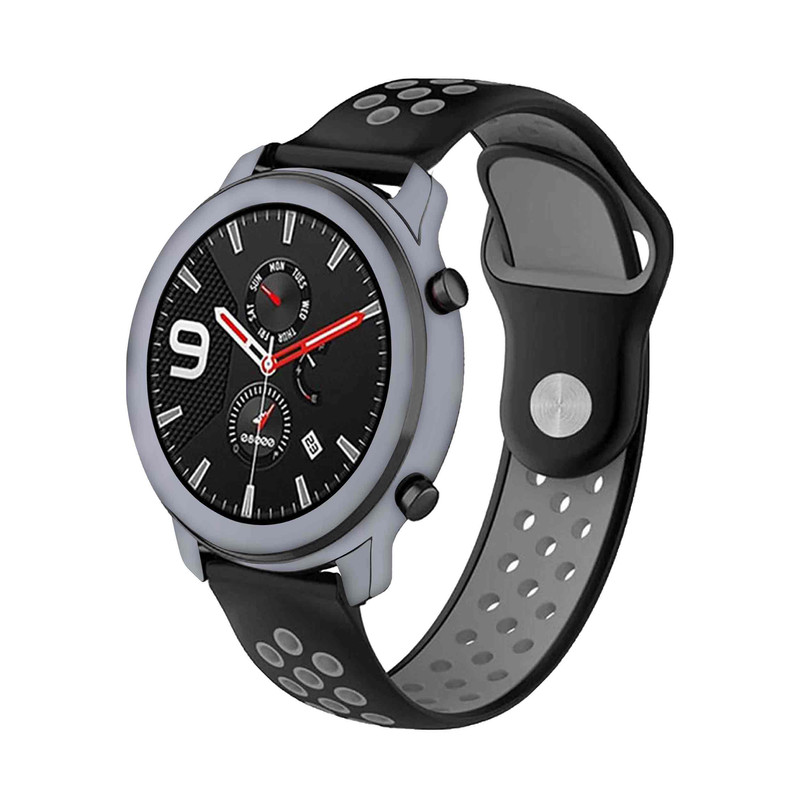  برچسب ماهوت طرح Matte-Silver مناسب برای ساعت هوشمند شیائومی Amazfit GTR 47mm