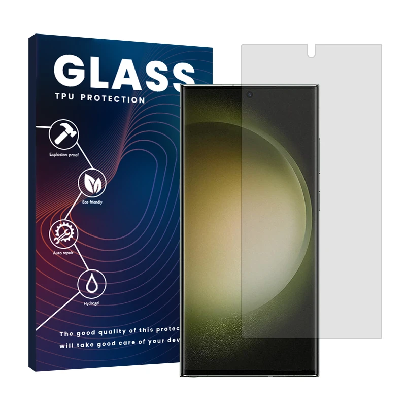 محافظ صفحه نمایش شفاف گلس مدل Resistant مناسب برای گوشی موبایل سامسونگ Galaxy S23 Ultra