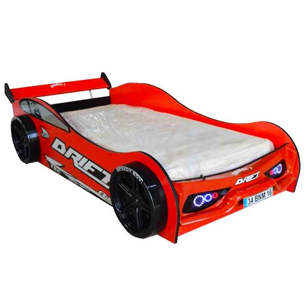 تختخواب کودک مدل ماشین دریفت سایز 124x221 سانتی متر